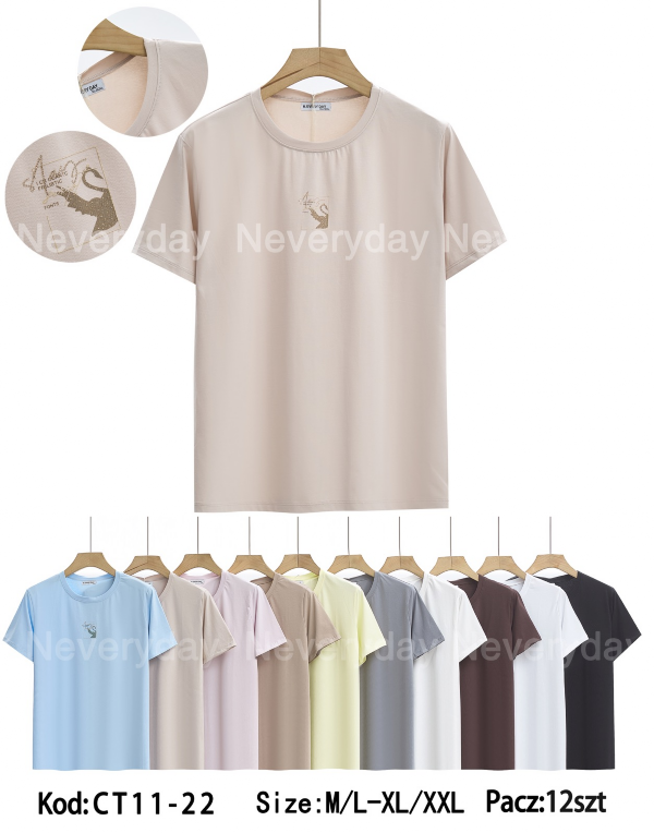 Bluzki damskie Roz M/L-XL-2XL, Mix Kolor Paczka 12 szt